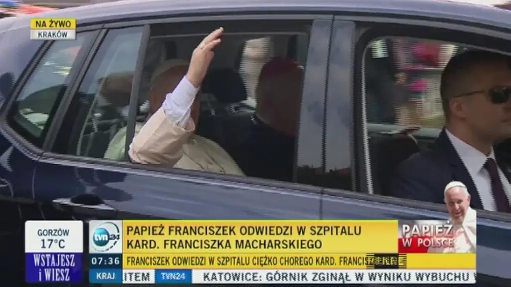 Papież odwiedził kard. Macharskiego