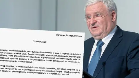 Współpraca z SB spółka Srebrna i oświadczenie