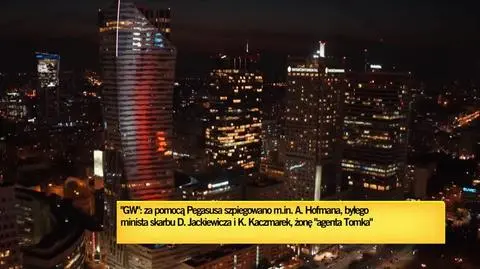 "Gazeta Wyborcza" podaje, że za pomocą Pegasusa szpiegowano też ludzi związanych z Prawem i Sprawiedliwością