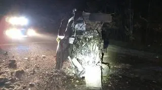 22-latek uderzył w drzewa. Zginął na miejscu