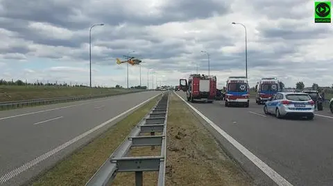 "Nie zachował bezpiecznej odległości", uderzył w tył auta. Cztery osoby w szpitalu