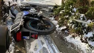 Wybuch w mieszkaniu na parterze bloku