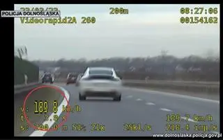 189 km/h w porsche na S8