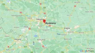 Przewrócona ciężarówka na A4 w Mysłowicach