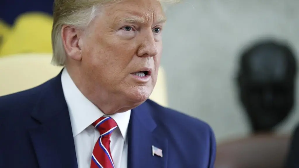Trump na spotkaniu z Dudą w Gabinecie Owalnym