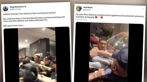 "Zostawcie ich! To piłkarze!". Policja pobiła się z zawodnikami reprezentacji