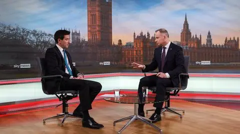 Prezydent Andrzej Duda w Sky News