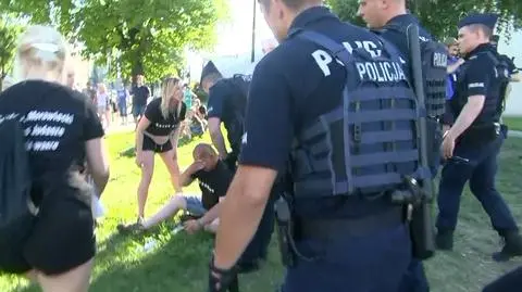 Inowrocław. Policja użyła gazu wobec protestujących