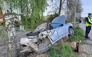 Auto wylądowało w rowie