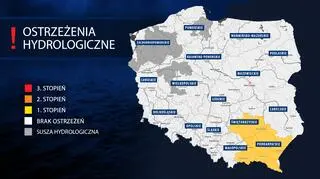 Alerty hydrologiczne IMGW