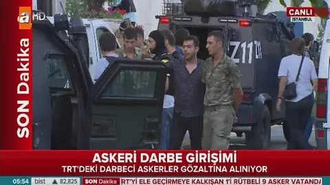 Zatrzymanie puczystów w Stambule