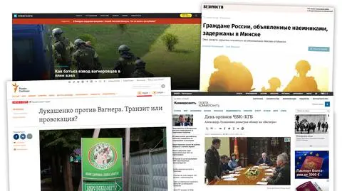 "Na pierwszy rzut oka scenariusz wydaje się wątpliwy". Rosyjskie media o zatrzymaniu najemników