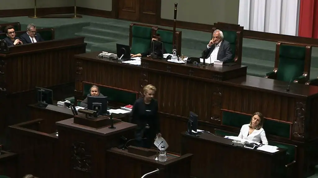 Terlecki do Scheuring-Wielgus: jesteśmy przyzwyczajeni do pewnej egzotyki pani wystąpień