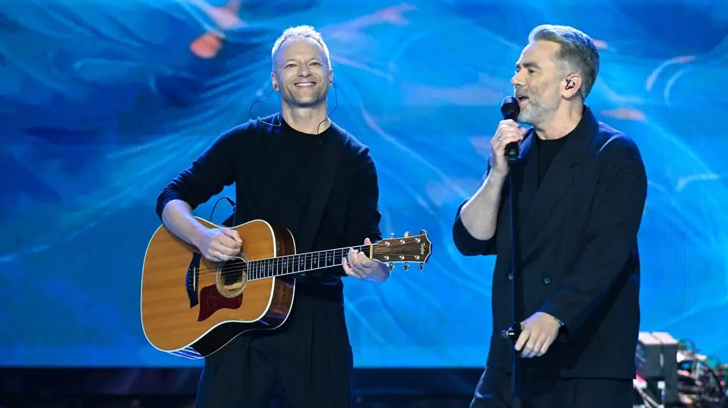 Maciej Stuhr i Kuba Badach