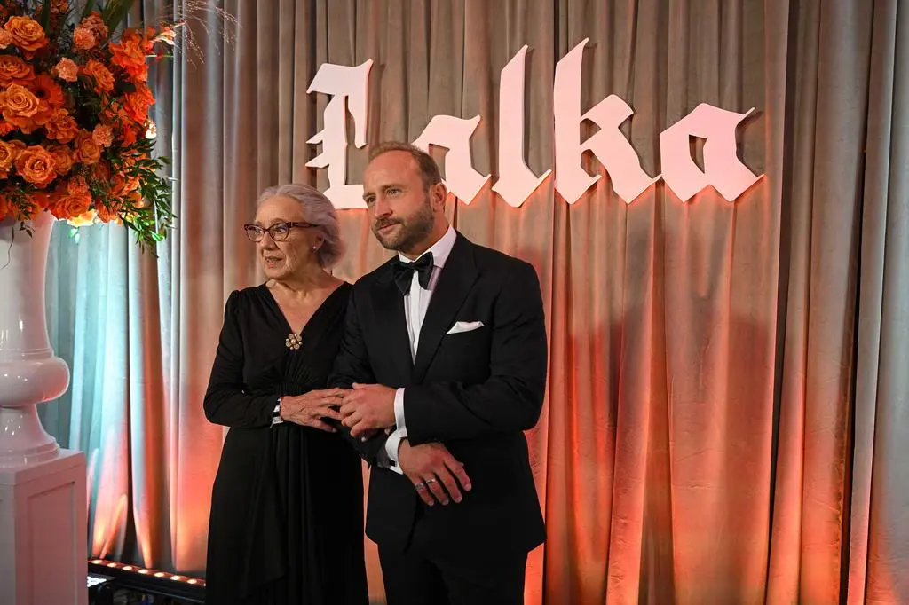 Maja Komorowska i Borys Szyc