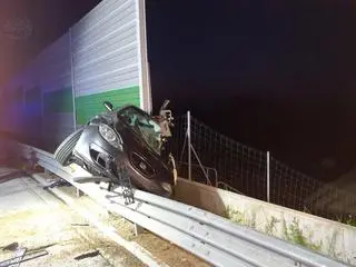 Wypadek na autostradzie A1