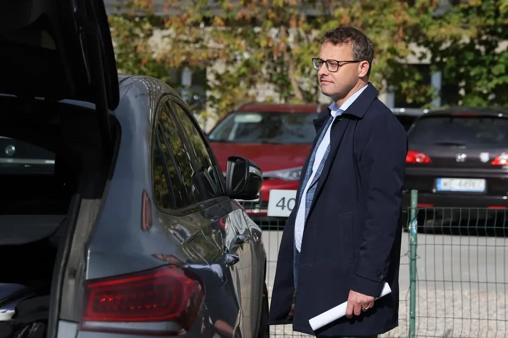 Marcin Romanowski na zdjęciu z 15 października 2024 roku
