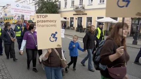 Marsz "Chcemy być widziani" w Warszawie