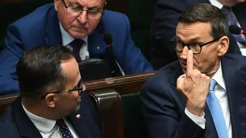 Mateusz Morawiecki i Marcin Horała
