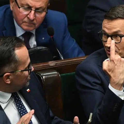 Mateusz Morawiecki i Marcin Horała