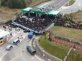Przejście graniczne w Kuźnicy