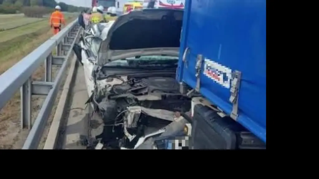 Wypadek na A4, ranne dziecko