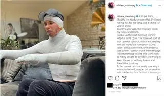 Projektant Olivier Rousteing pokazał zdjęcie w bandażach