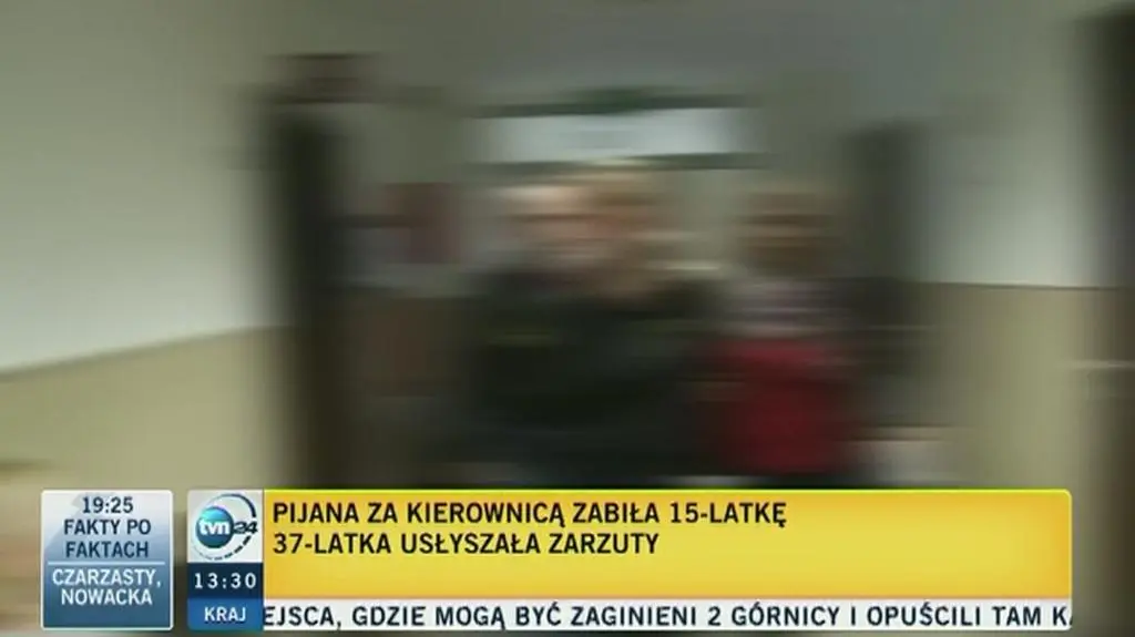 Kobieta przeprasza rodzinę