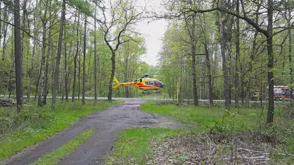 Start śmigłowca ratunkowego
