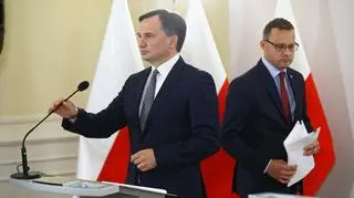 Zbigniew Ziobro i wiceminister Marcin Romanowski