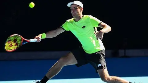 Kamil Majchrzak zmieciony z kortu w Indian Wells