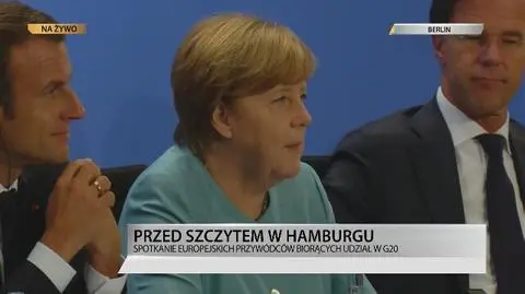 Spotkanie przed szczytem w Hamburgu
