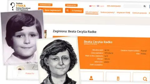 Profil Beaty Radke nadal można znaleźć w bazie zaginionych Fundacji Itaka