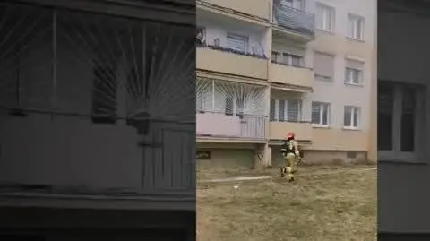 Pożar w Inowrocławiu