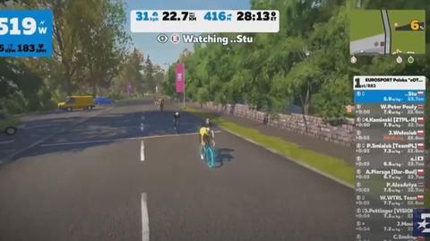 Tajemniczy Stu znów wygrał. Hat-trick w ORLEN e-Tour de Pologne Amatorów