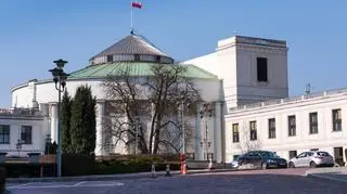 Poland's parliament building in Warsaw