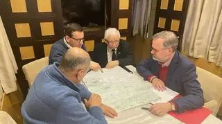 Mateusz Morawiecki, Jarosław Kaczyński, Petr Fiala and Janez Janša ahead of their Kiev visit