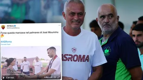 Oświadczyny w klubie. Świadkiem Mourinho