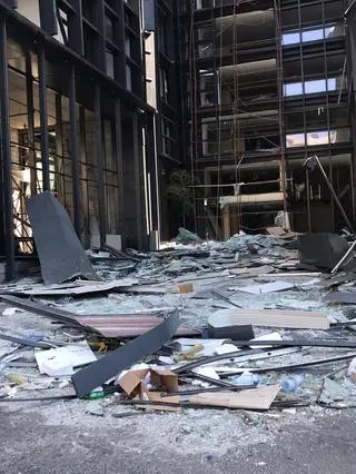 Bejrut, zniszczone miasto po eksplozji w porcie 
