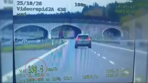 Miał na liczniku 198 km/h 