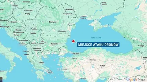 Miejsce ataku dronów