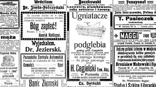 Classifieds in "Dziennik Poznański", September 7, 1911