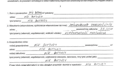 Oświadczenie majątkowe prezydenta Andrzeja Dudy