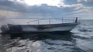 Po pożarze łodzi policja zatrzymała trzy osoby