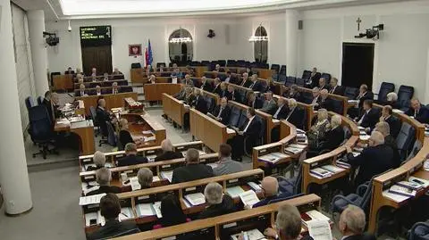 Głosowanie w Senacie w sprawie Dudzińskiej