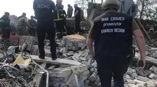 Służby na miejscu ataku