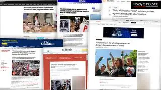 Zagraniczne media o protestach w Polsce