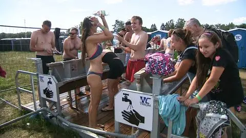 Przygotowania festiwalowiczów w ostatni dzień Pol'and'Rock Festival