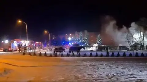 W stajni wybuchł pożar, w środku były konie