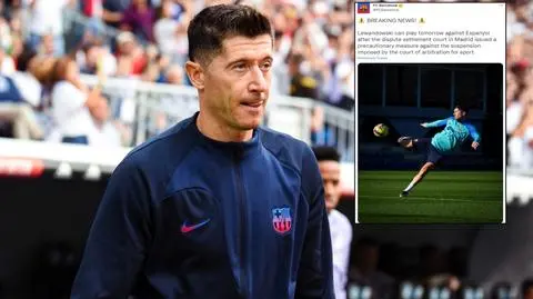 Lewandowski będzie mógł zagrać w najbliższym meczu. Sąd zawiesił karę